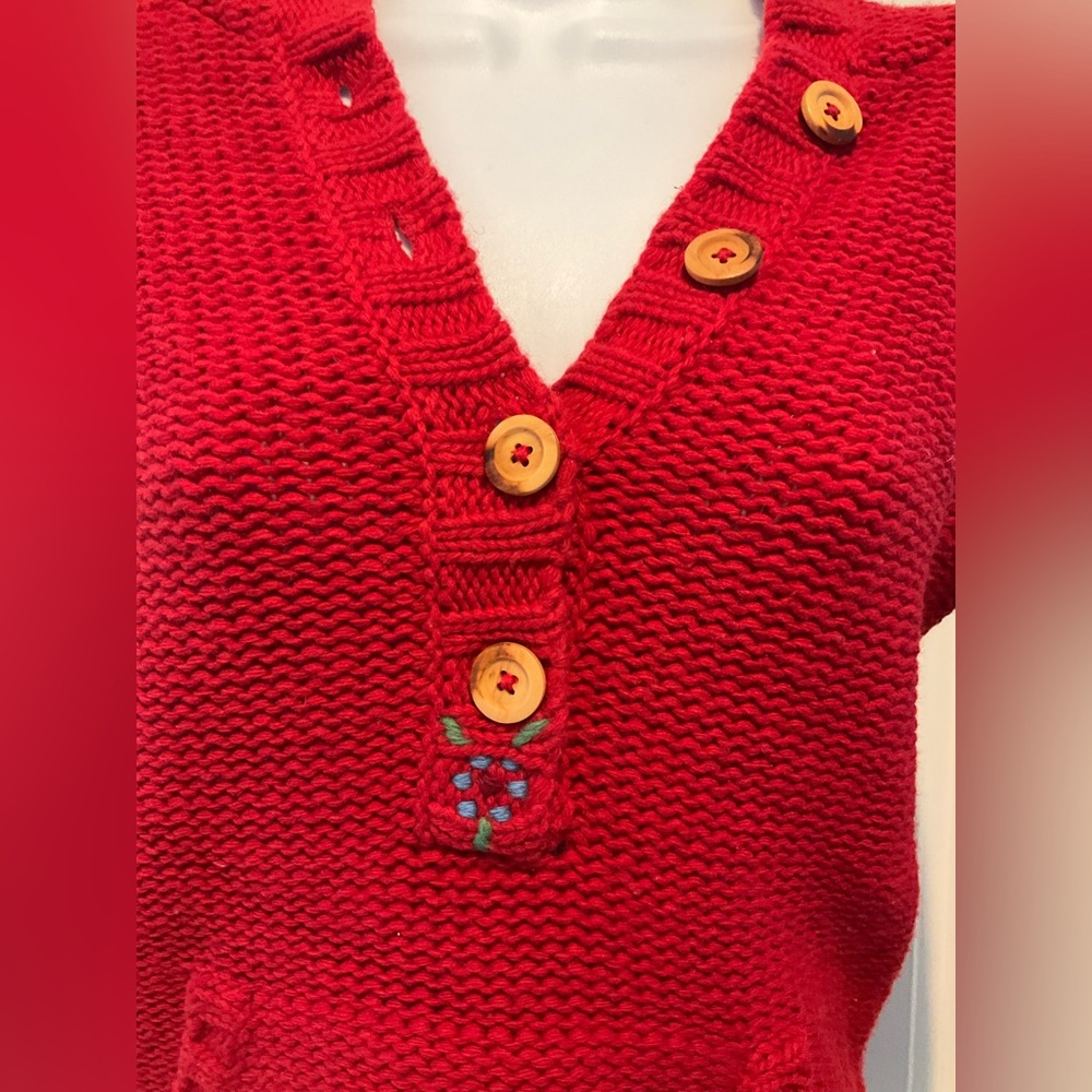 Vintage Hollister Lambs Wool Hoodie Sweater.
Size Small. - Picture 4 of 6